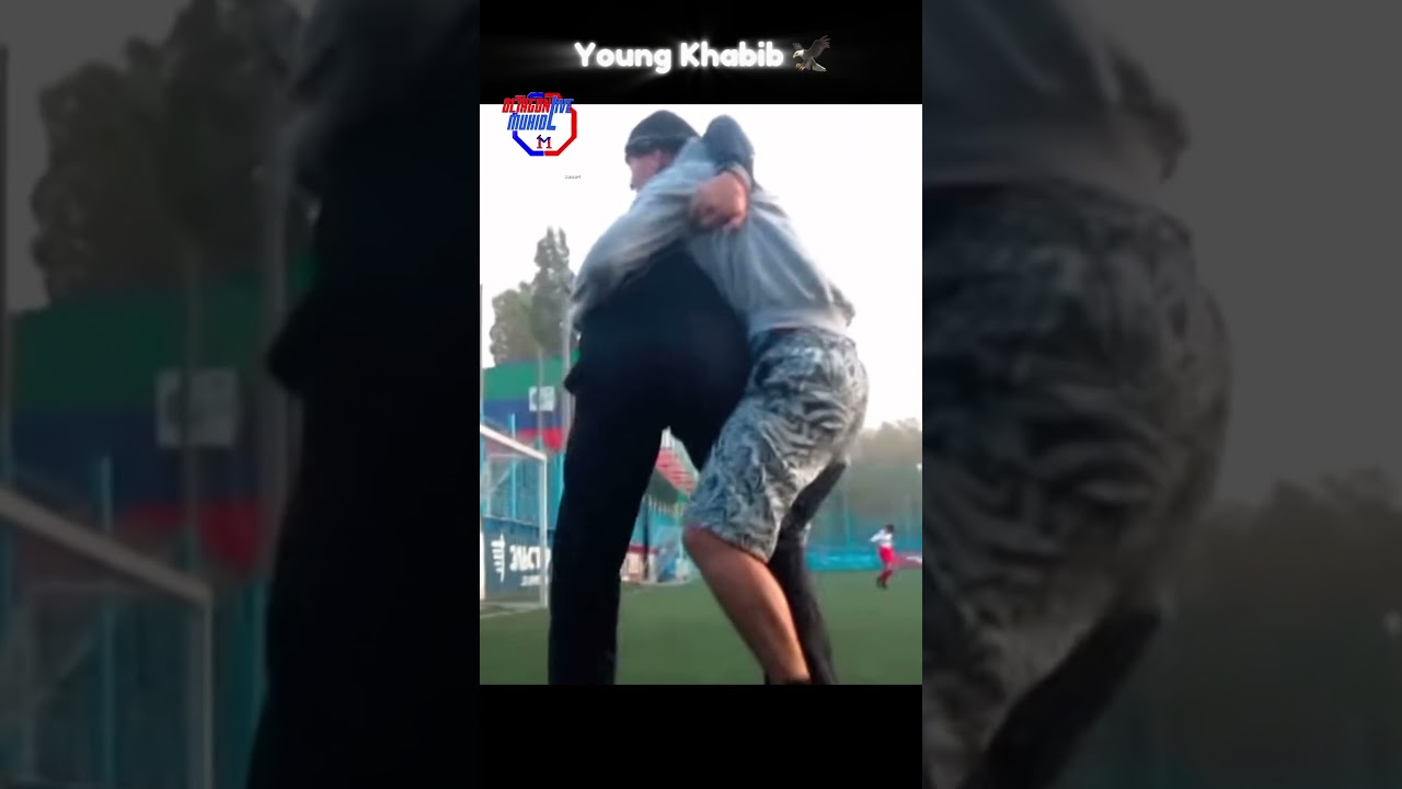 Khabib training for his 1st match in UFC🦅‼️ #ufc #mma #shorts