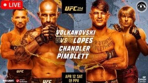 UFC 314: Volkanovski vs. Lopes | LIVE STREAM | MMA Fight Companion PRELIMS & MAIN CARD Miami Florida