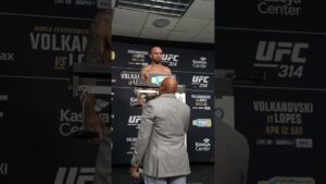 Alexander Volkanovski has weighed in! 🔥 #ufc314