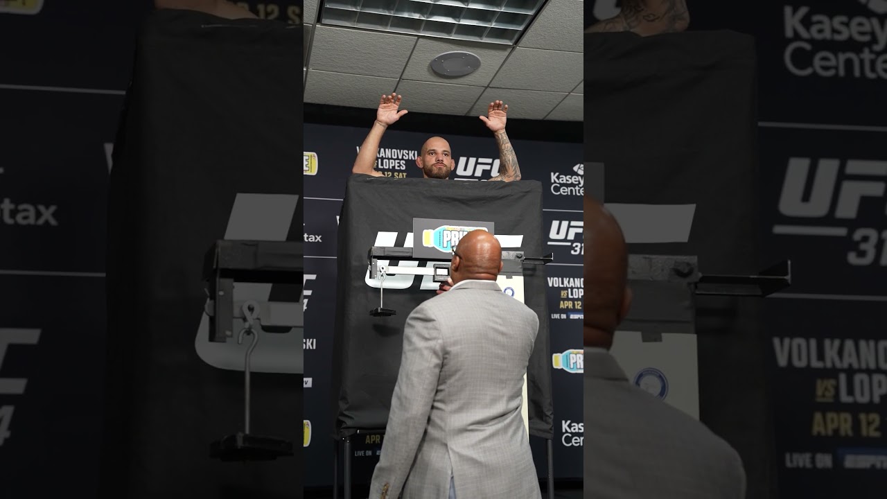 Bryce Mitchell and Jean Silva make weight! 😳 #ufc314