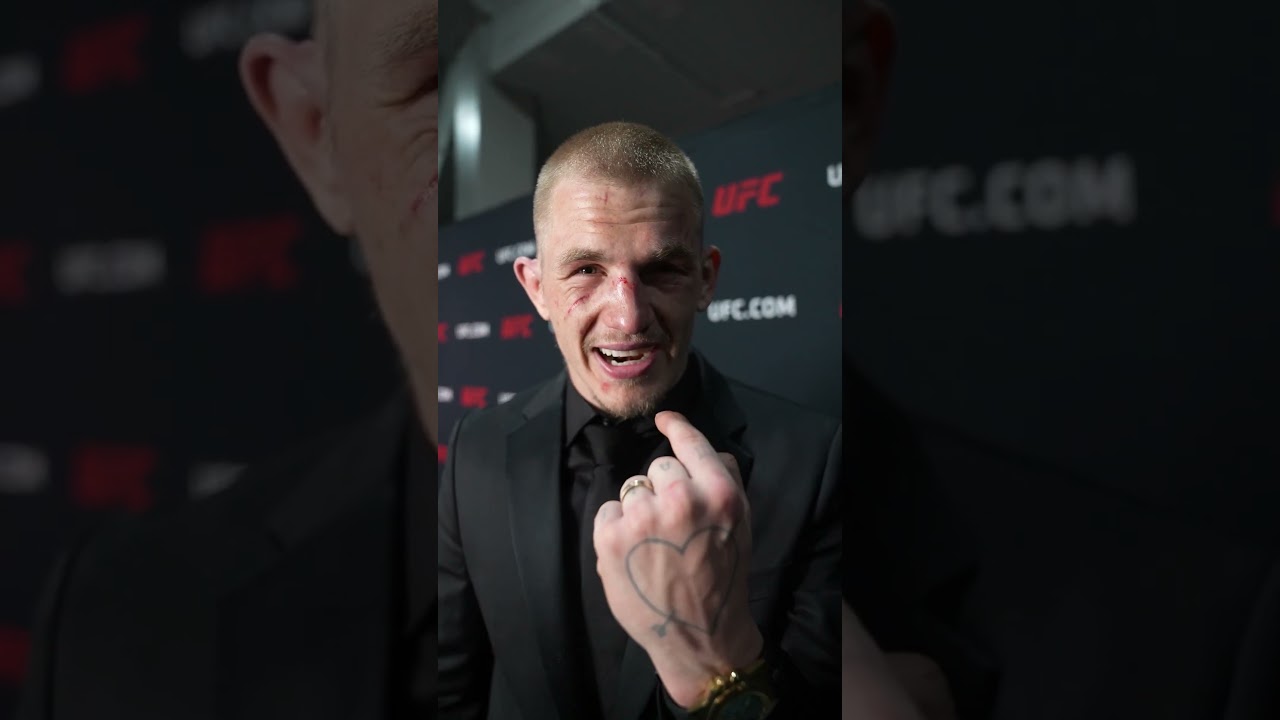He's coming for that belt 😳 #ufckansascity