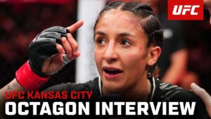 Jaqueline Amorim Octagon Interview | UFC Kansas City