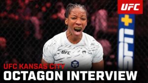 Joselyne Edwards Octagon Interview | UFC Kansas City