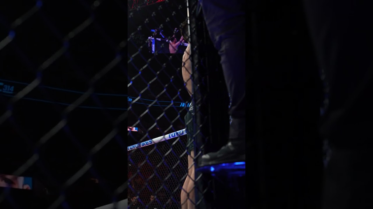 Julian Erosa with the TKO 😳 #ufc314
