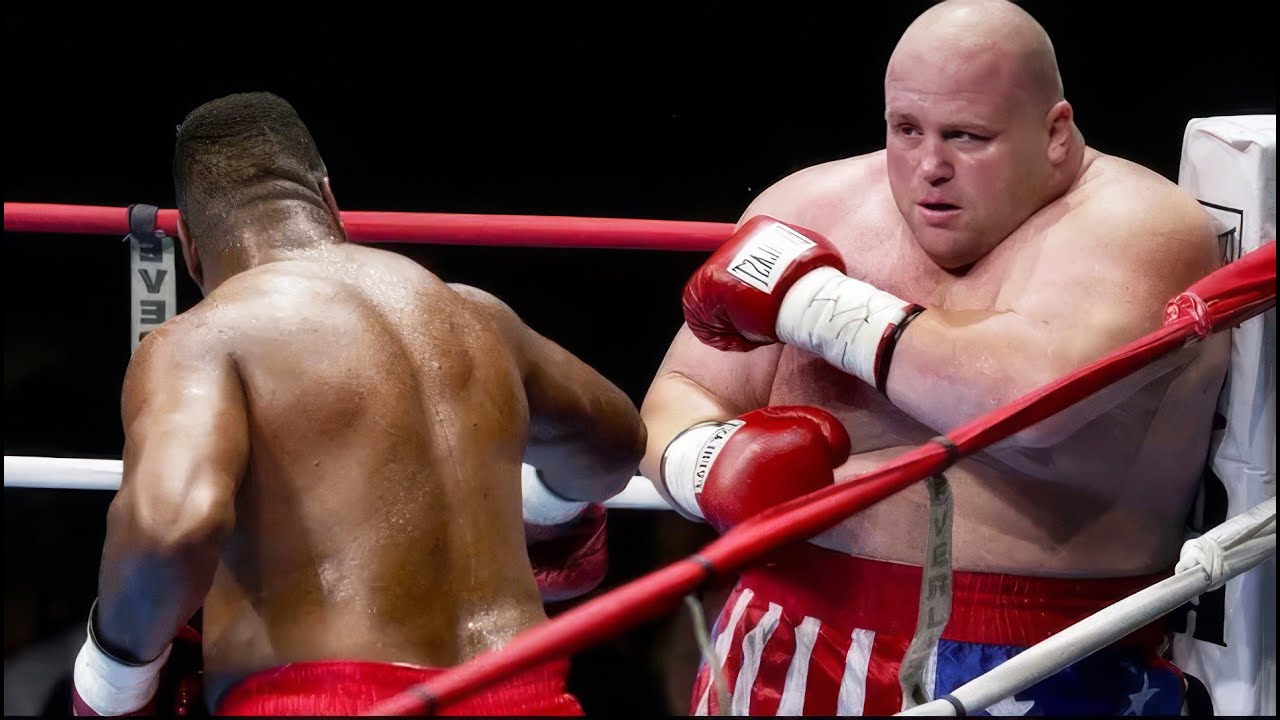 Larry HOLMES (USA) vs Eric "BUTTERBEAN" Esch (USA) | BOXING fight, HD