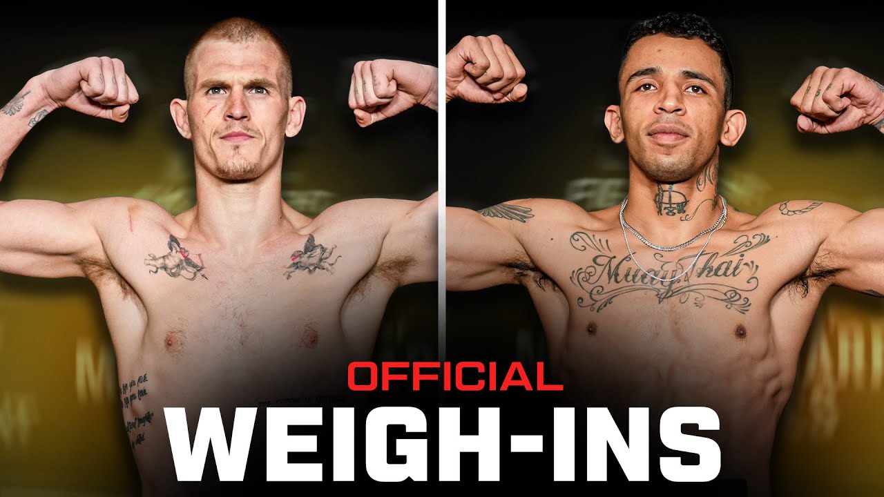 Machado Garry vs Prates Weigh-Ins | UFC Kansas City