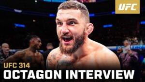 Michal Oleksiejczuk Octagon Interview | UFC 314