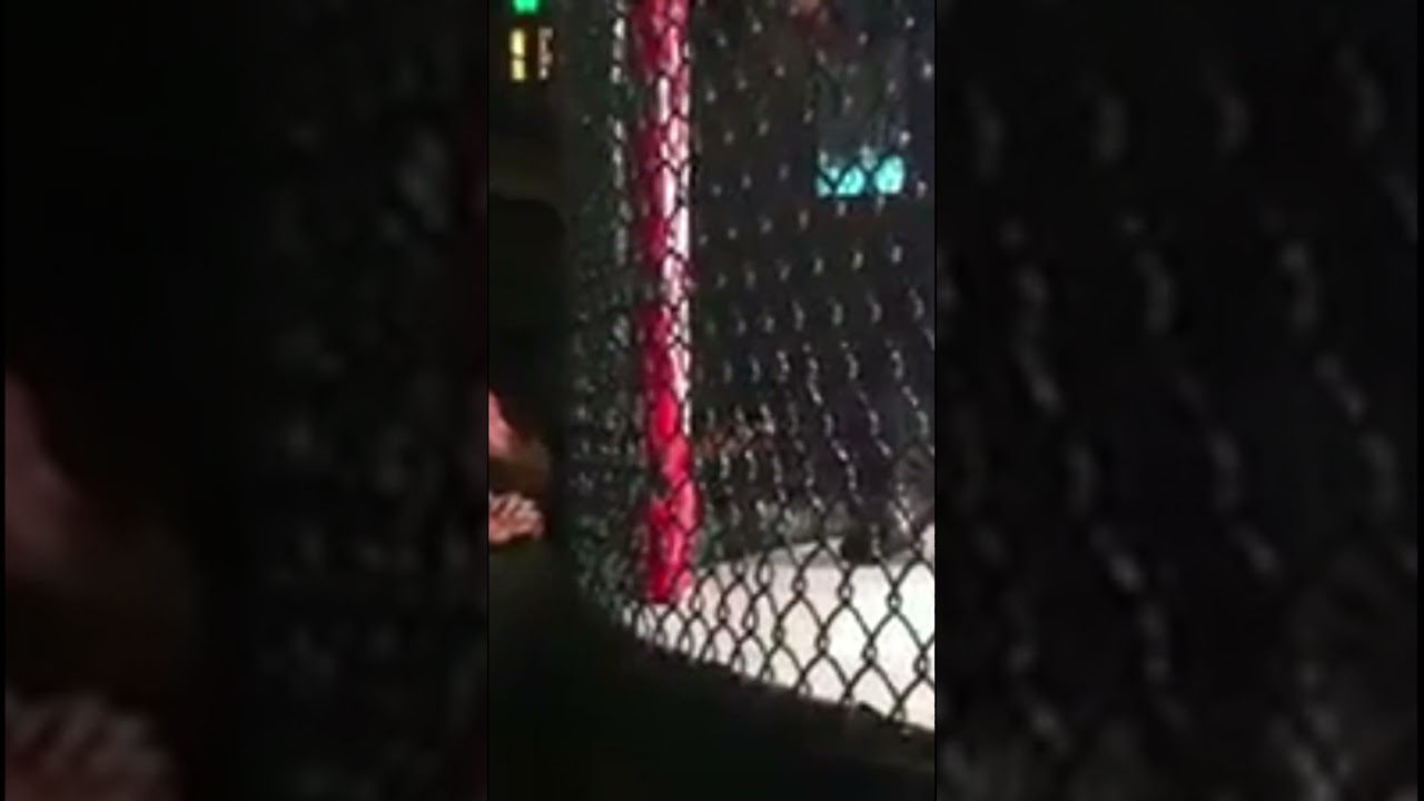 MMA Fighters' Intense Ground Grappling Match