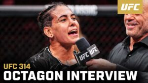 Nora Cornolle Octagon Interview | UFC 314