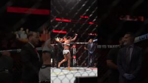 Nora Cornolle starts the card with a FINISH! 🔥 #ufc314
