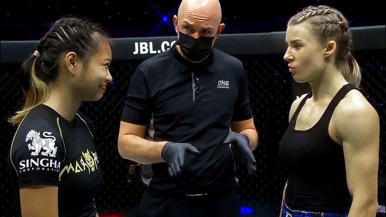 "Supergirl" Jaroonsak (Thailand) vs Ekaterina "Barbie" Vandaryeva (Belarus) | Muay Thai Fight, HD