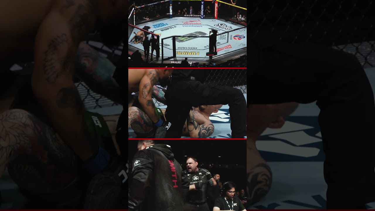 extra angles of this Anthony Smith submission 👀 #ufckansascity