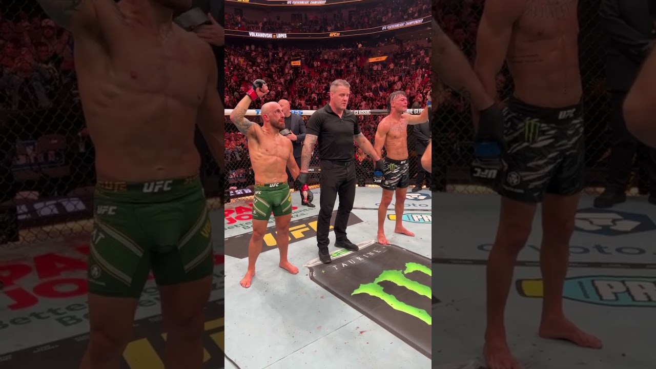 Alexander Volkanovski is your NEW FEATHERWEIGHT CHAMP 🚨 #ufc314