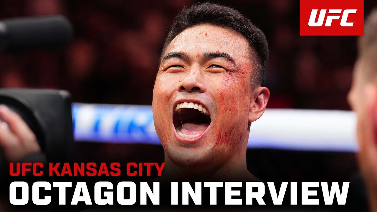 Zhang Mingyang Octagon Interview | UFC Kansas City