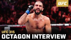 Aiemann Zahabi Octagon Interview | UFC 315