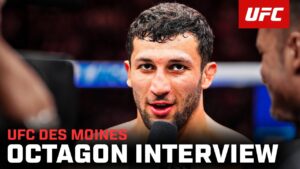 Azamat Bekoev Octagon Interview | UFC Des Moines