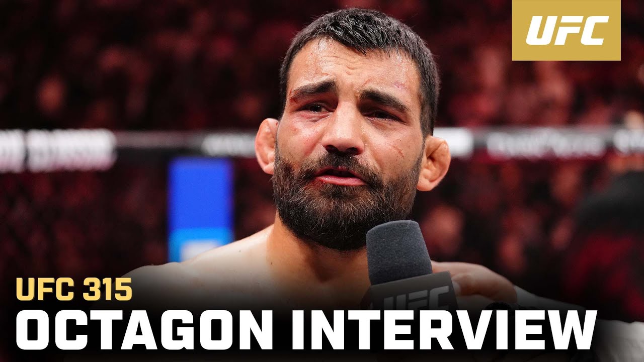 Benoît Saint Denis Octagon Interview | UFC 315