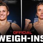 Blanchfield vs Barber Weigh-Ins | UFC Vegas 107
