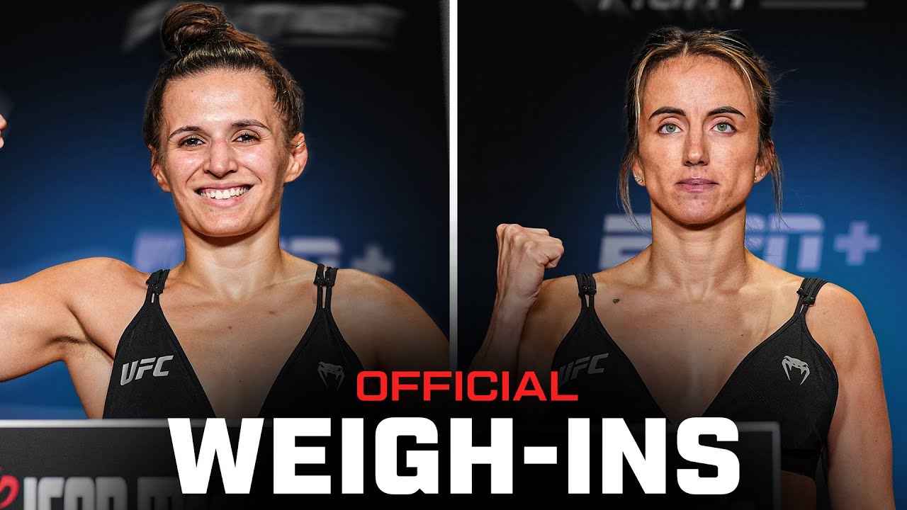 Blanchfield vs Barber Weigh-Ins | UFC Vegas 107