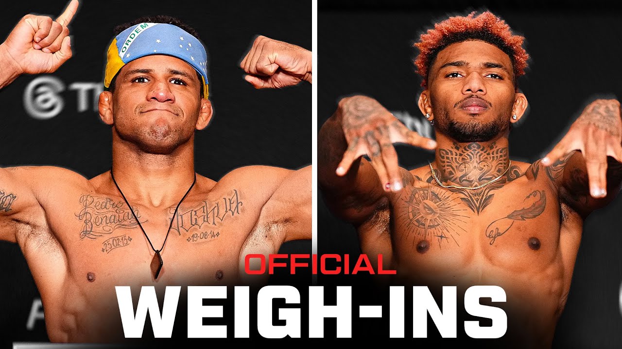 Burns vs Morales Weigh-Ins | UFC Vegas 106