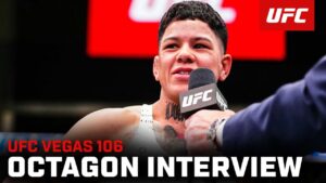 Denise Gomes Octagon Interview | UFC Vegas 106
