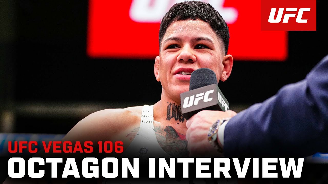 Denise Gomes Octagon Interview | UFC Vegas 106