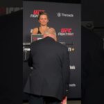 Erin Blanchfield weighs in at 125lbs 👊 #ufcvegas107