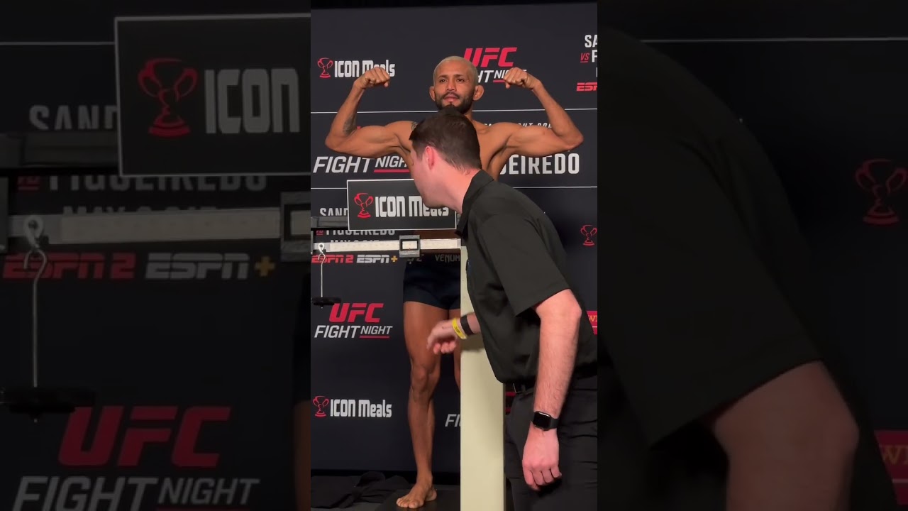 Deiveson Figueiredo is first on the scale this morning 😤 #ufcdesmoines