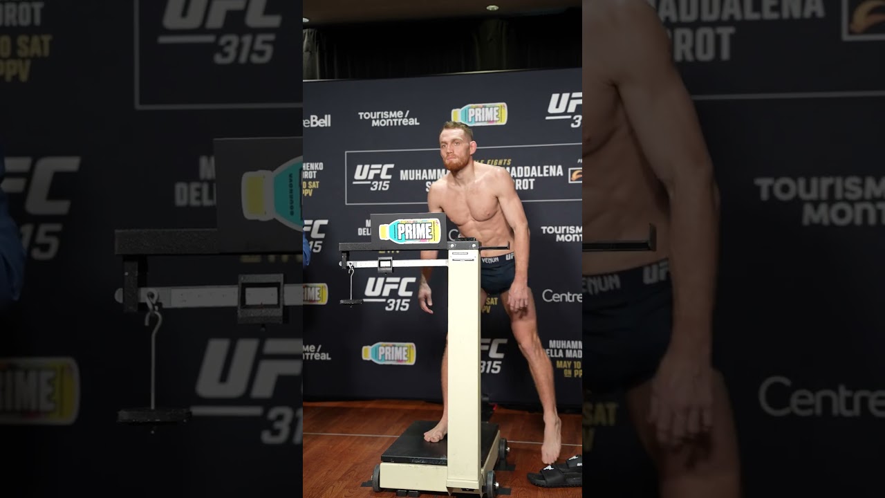 Jack Della Maddalena is locked in and ready to go 😳 #ufc315