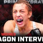 Juliana Miller Octagon Interview | UFC Des Moines
