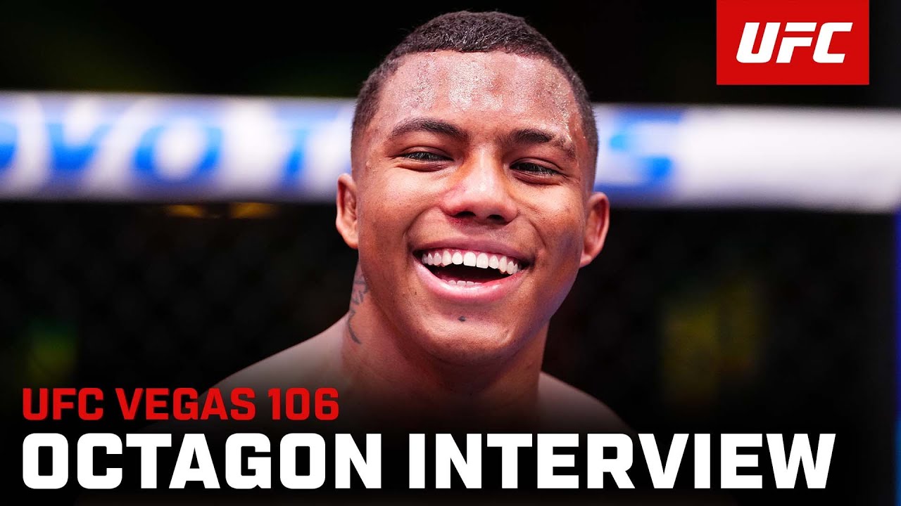 Mairon Santos Octagon Interview | UFC Vegas 106