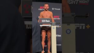 Mateusz Gamrot has made weight! 😤 #ufcvegas107