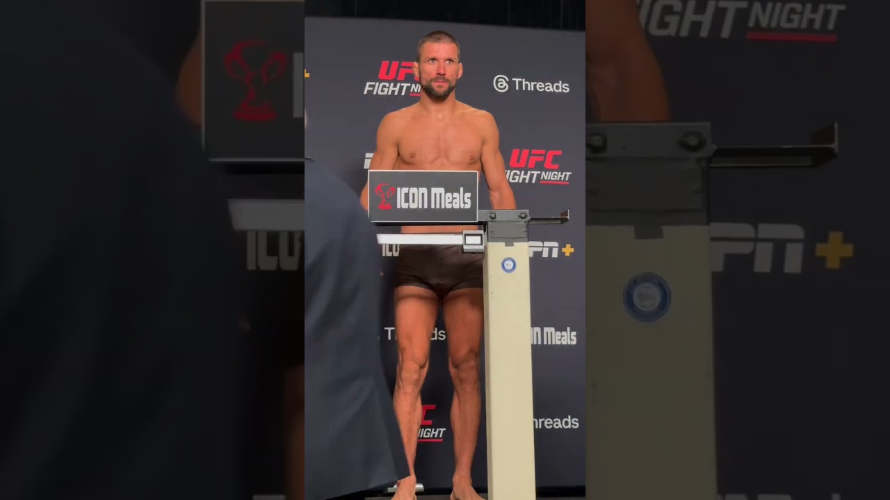 Mateusz Gamrot has made weight! 😤 #ufcvegas107