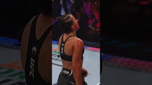 Maycee Barber wins in a BLOOD BATH 😳 #ufcvegas107