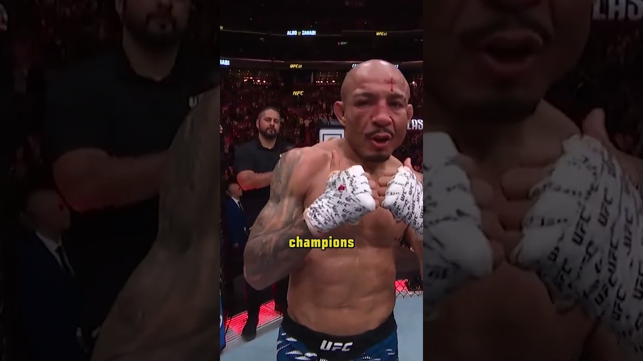 Me and all the homies love Jose Aldo 😢 #ufc315