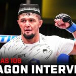 Nursulton Ruziboev Octagon Interview | UFC Vegas 106