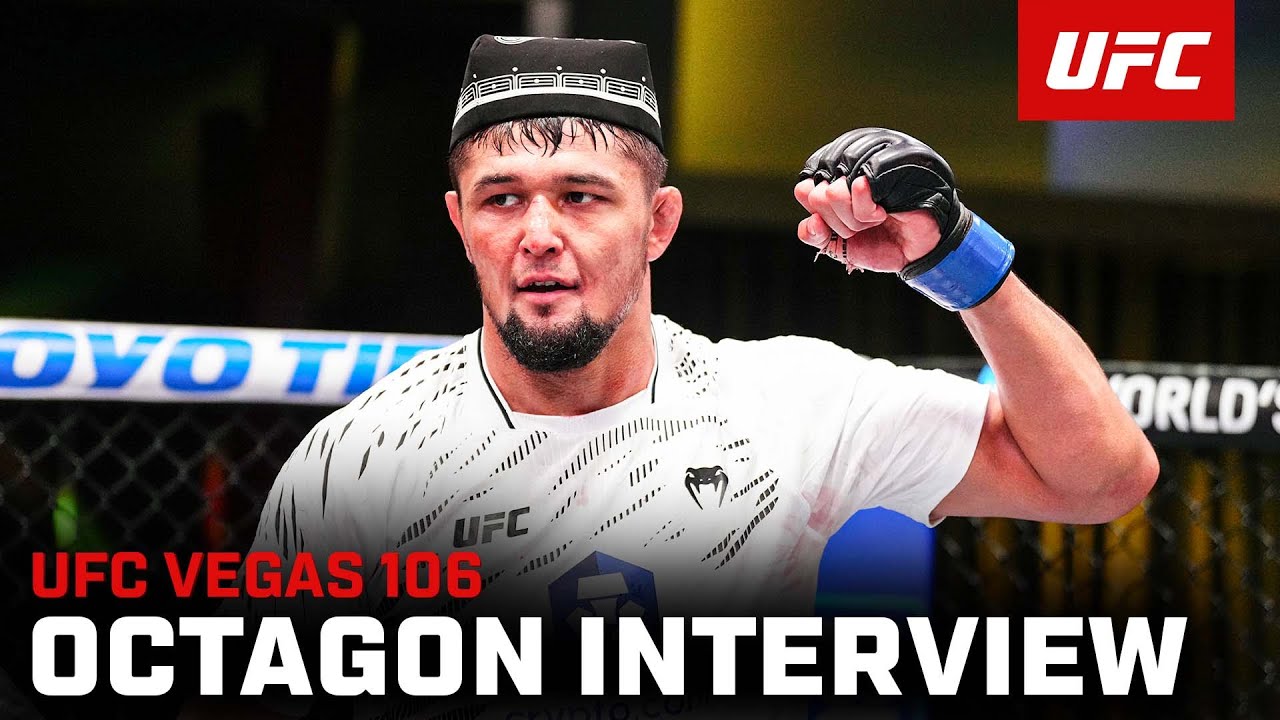 Nursulton Ruziboev Octagon Interview | UFC Vegas 106