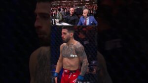 OUT COLD!!! 😮 #ufc317