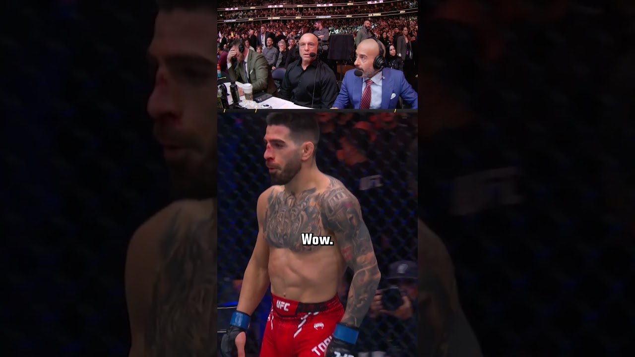 OUT COLD!!! 😮 #ufc317