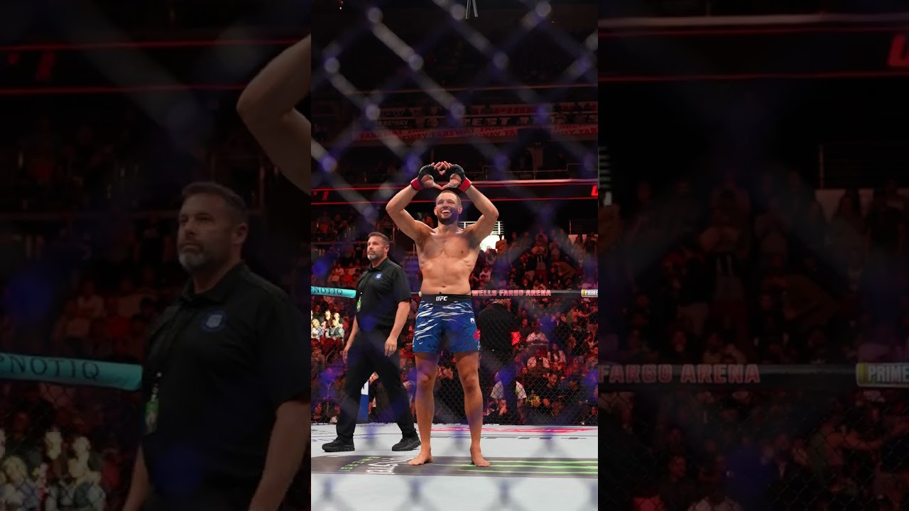 Reinier de Ridder FINISHES Bo Nickal 😳 #ufcdesmoines