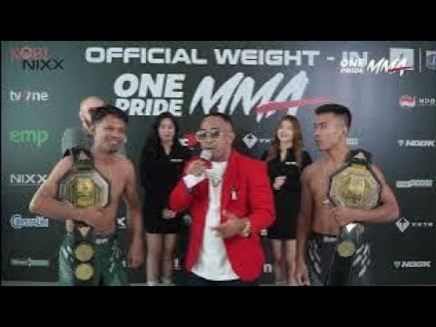 BELUM JUGA DUEL ‼️PARA PETARUNG SUDAH PERANG URAT SYARAF DI PENIMBANGAN | WEIGH IN ONE PRIDE MMA 86