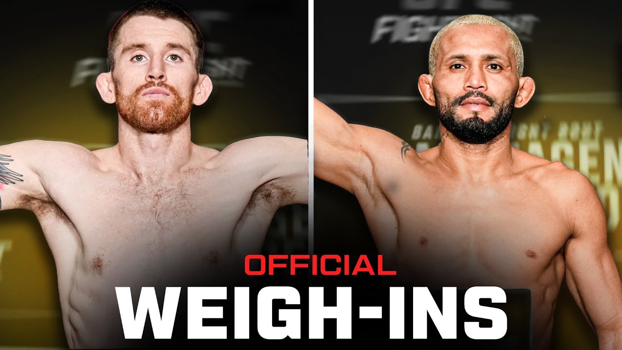 Sandhagen vs Figueiredo Weigh-Ins | UFC Des Moines