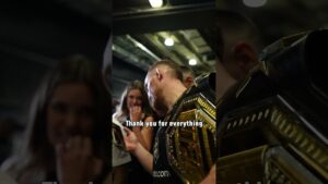 the NEW CHAMP speaks with the BOSS 🚨 #ufc315