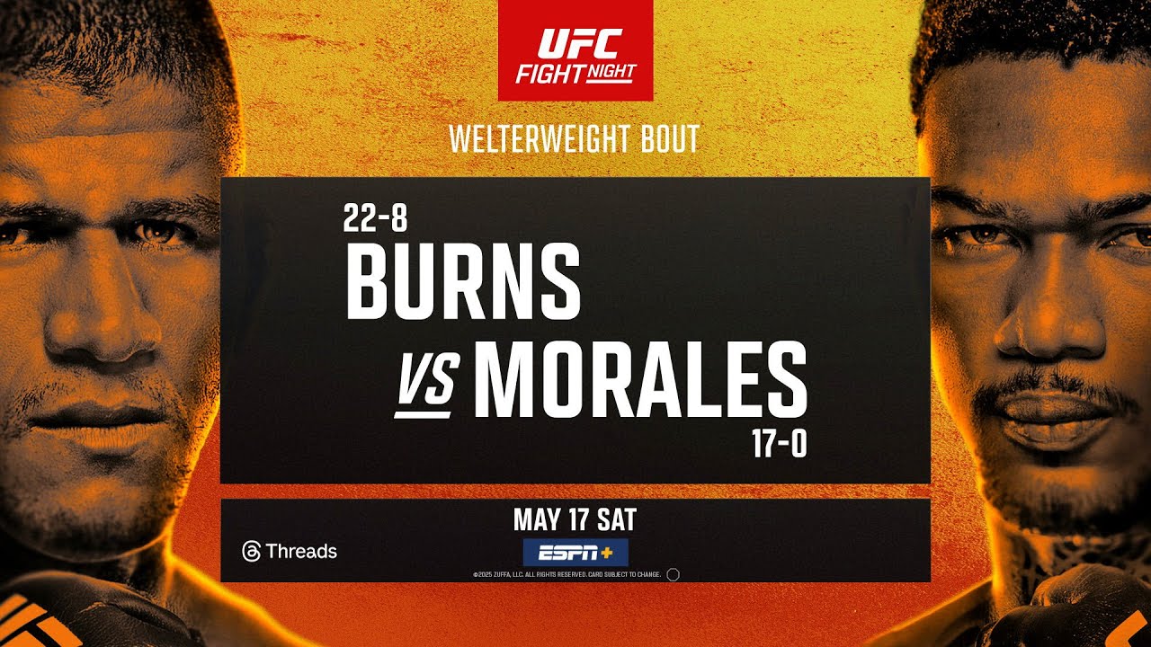 UFC Vegas 106: Burns vs Morales - May 17th | Fight Promo