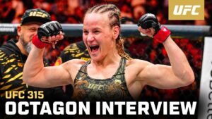 Valentina Shevchenko Octagon Interview | UFC 315