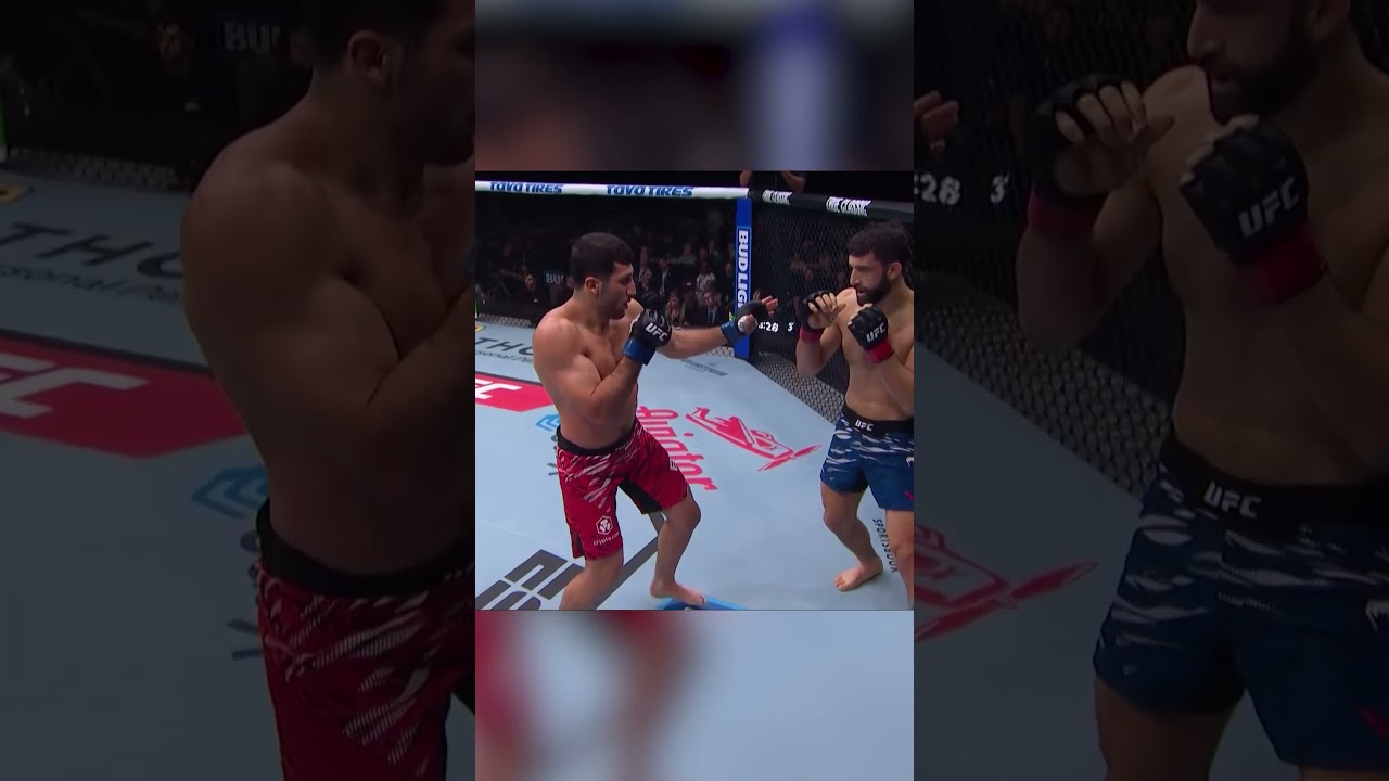 WHAT A KNOCKOUT by Azamat Bekoev 👊 #ufcdesmoines