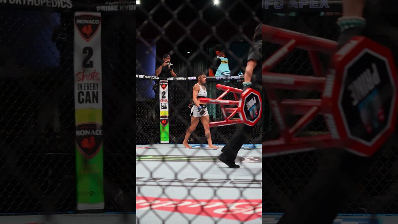 what a KNOCKOUT from Denise Gomes 😳 #ufcvegas106