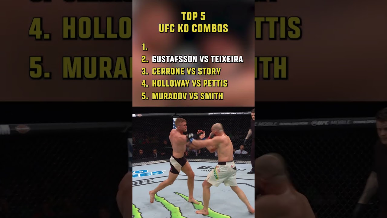 What's your TOP 5 knockout combos? 🫵 #ufc