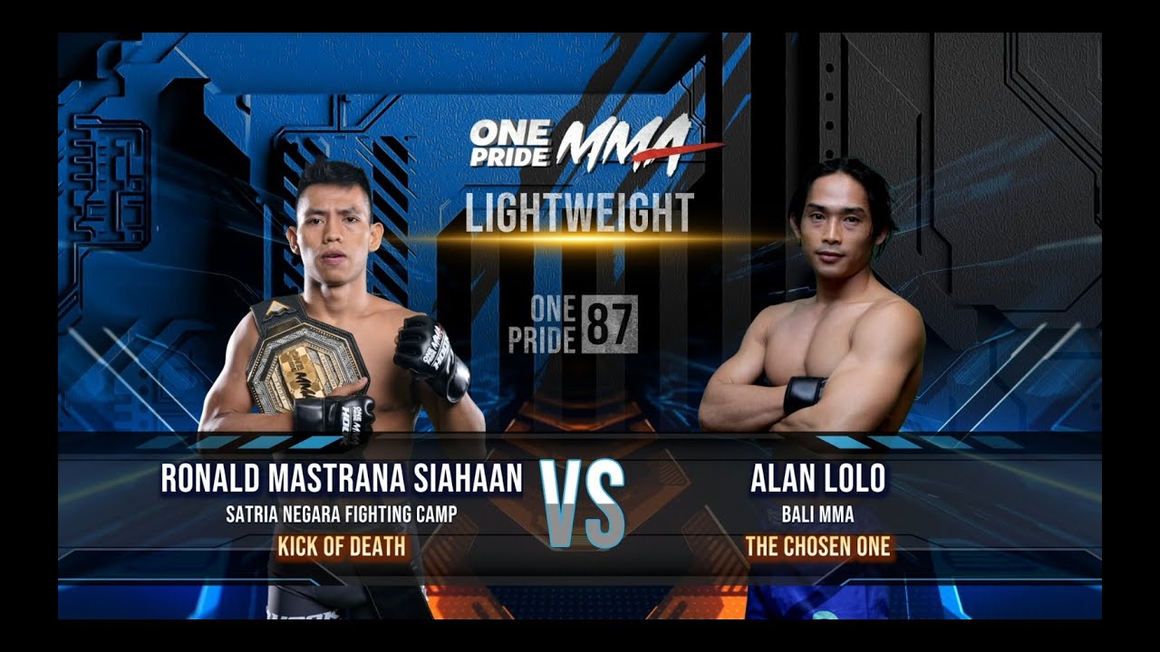 AND STILL ‼️RONALD MASTRANA SIAHAAN VS ALAN LOLO | FULL FIGHT ONE PRIDE MMA 87
