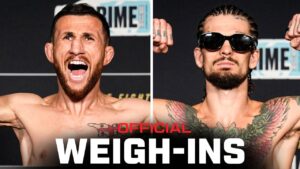 Dvalishvili vs O'Malley 2 Weigh-Ins | UFC 316